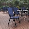 Flash Furniture Paladin Navy Outdoor Folding Patio Sling Chair, 2PK 2-TLH-SC-044-NV-GG - alternate 1